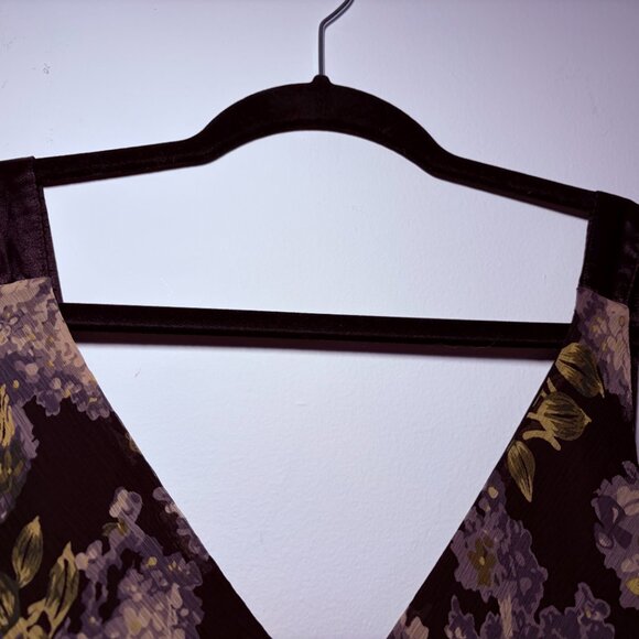 Vertigo Paris Floral Beaded Empire Waist Dress XS - Picture 3 of 8